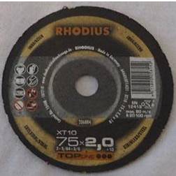 Rhodius XT10 MINI 206803 Cutting disc (straight) 75 mm 10 mm 1 pc(s)