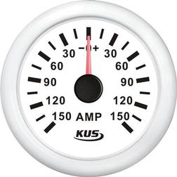 Kus Amperemeter Weiß 12/24V Ø 52mm