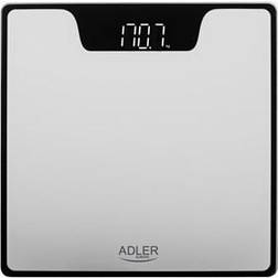 Adler AD8174S Báscula de Baño Digital 180kg Vidrio Templado Plata