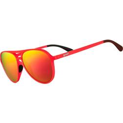 Goodr Mach GS Polarized Sunglasses, Captain Blunt's Red-Eye