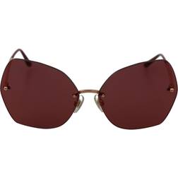 Dolce & Gabbana Röda Solglasögon 100% UV-skydd Röd