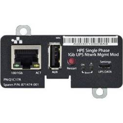 HPE E Single Phase 1Gb UPS Network Management Module