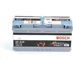 Bosch S5 0 092 S5A 150 Accu 12V 105Ah 950A B13 AUDI: A4 B8 Sedan, A6 C7 Avant, TT Coupe, FIAT: Ducato III Van