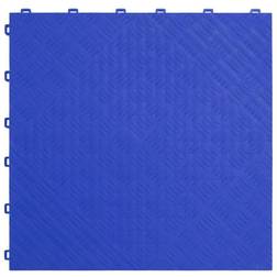 Sealey Polypropylene Floor Tile 400 x 400mm Blue Treadplate, Pack of 9