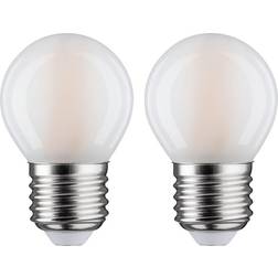 Paulmann LED goccia E27 5W 2.700K satinato set 2x