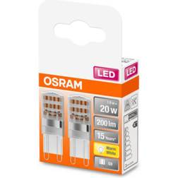 Osram LED-Stiftsockel G9 1,9W 2.700K klar 2er-Pack