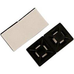 Connect Cable Tie Self-Adhesive Mounts 22mm Pk 100