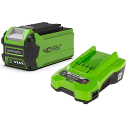 Greenworks GSK40B25 Startsæt batteri og lader 40V 2.5Ah