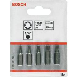 Bosch Bits T10/15/20/25/30 25mm 5 Stk 2607001768