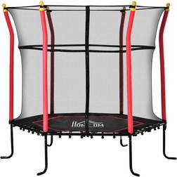 Homcom Trampoline 161cm + Safety Net