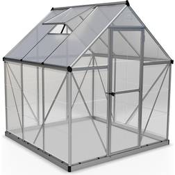 Palram Canopia Hybrid 6 6ft- Silver Greenhouse Garden