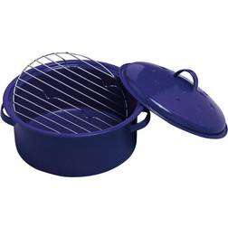 Premier Housewares Round Self Basting Roaster Enamel