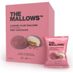 The Mallows Caramel Filled + Ruby Chocolate 5stk