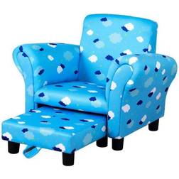 Homcom Cute Cloud Star Armchair