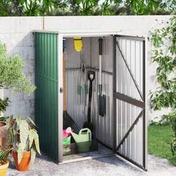 vidaXL Abri À Outils De Jardin Vert 88x89x161 cm Acier Galvanisé