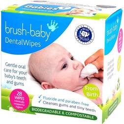 Brush-Baby Handzahnbürste, Zahnreinigungstücher (Weich, 1x)