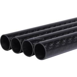 AlphaCool Carbon HardTube 16mm 4x 80cm, tube