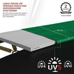 BERG Trampolin Ultim Champion InGround 220 x 330 cm Svart