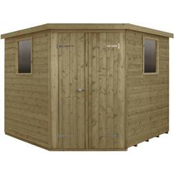 Forest Garden 8 Tongue & Groove Pressure Corner Shed (Building Area )