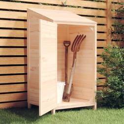 vidaXL Capanno da Giardino 55x52x112 cm in Legno Massello di Abete (Superficie edificio )