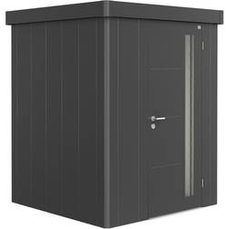 Biohort Neo 1A Metal Garden Shed In Standard Door Metallic (Gebäudefläche )