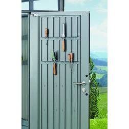 Biohort Box Portattrezzi In Alluminio L 51.6 x P 3.5 x H 5 cm Grigio Quarzo Metallizzato (Superficie edificio )