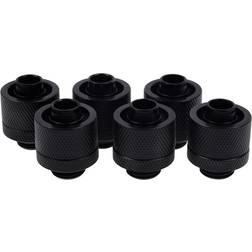 AlphaCool Eiszapfen G1/4' to 10mm ID 16mm OD Compression Fitting 6-pack