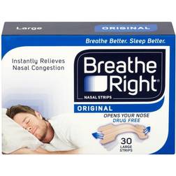Breathe Right Nasal Strips Tan Large 30's x8 30pcs