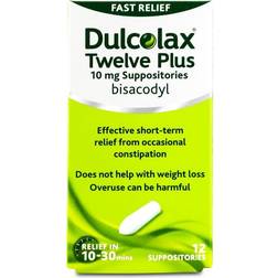 Dulcolax Twelve Plus 10mg Bisacodyl Suppositories 12