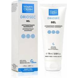 Martiderm Driosec Gel Deodorant For Hands Feet 75ml