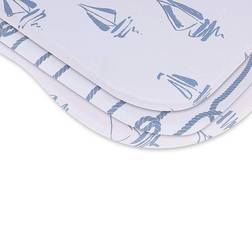 Ely's & Co. Nautical Bassinet Sheets 2-pack 32x16"