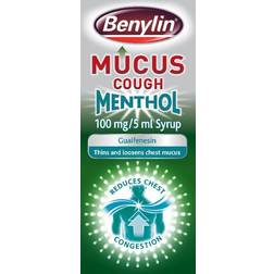 Benylin Mucus Cough Oral Solution Menthol Flavour 100mg/5ml Syrup