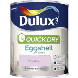 Dulux Quick Drying Eggshell Paint Wood Paint Pink 0.75L