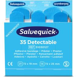 Cederroth Salvequick Plaster blå refill