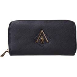 BioWorld CREED Odyssey Metal Logo Badge Premium Ladies Wallet Purse with All-round Zip