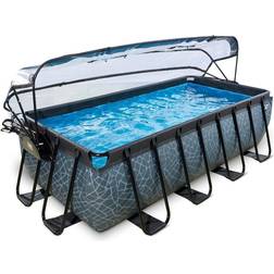 Exit Toys Pool Stone 400x200cm mit Sandfilterpumpe