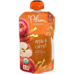 Plum Organics Apple & Carrot Baby Food 4oz