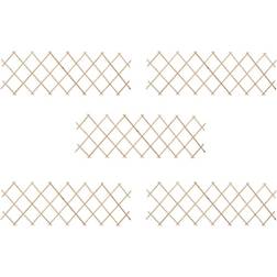 vidaXL Trellis Fences 5 pcs Firwood 70.9' x 11.8"