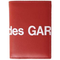 Comme des Garçons Huge Logo Wallet - Red