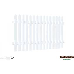 Palmako Staket Lovisa 10 Vitmålad 180X100Cm