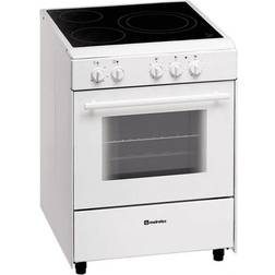 Meireles Cocina Eléctrica E603w 3 Zonas Vitro 60 x 60 Blanco