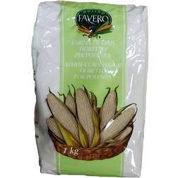 Favero Vitt Majsmjöl Extra Fin 2x1kg