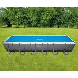 Intex Poolöverdrag solenergi blå 732x366 cm polyeten