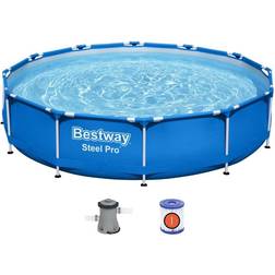 Bestway Steel Pro Frame Pool 366 x 76 cm m/pumpe