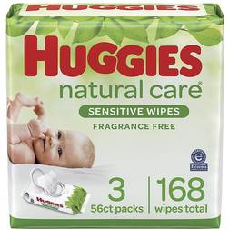 Huggies Natural Care Baby Diaper Wipes 168pcs