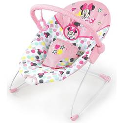 Bright Starts Disney Baby Transat Minnie Spotty Dotty avec vibrations et arche de jeux