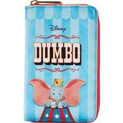 Loungefly Disney Dumbo Book Series konvertibel dragkedja runt plånbok Dumbo en storlek, Dumbo, en storlek, Disney Dumbo