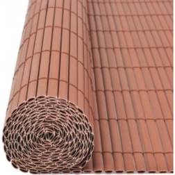 vidaXL dobbeltsidet havehegn 110x300 brun
