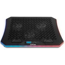 Krom Kooler Base Di Raffreddamento Per Laptop 48.3 cm (19') 2100 Giri / Min Nero