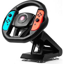 Konix Joy Con Steering Wheel Table Attachment Volante Nintendo Switch Nero